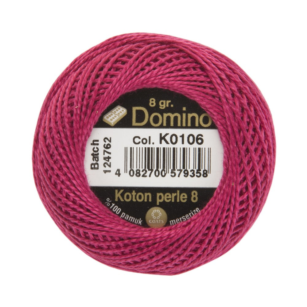 Domino Koton Perle 8gr Mor No:8 Nakış İpliği - K0106